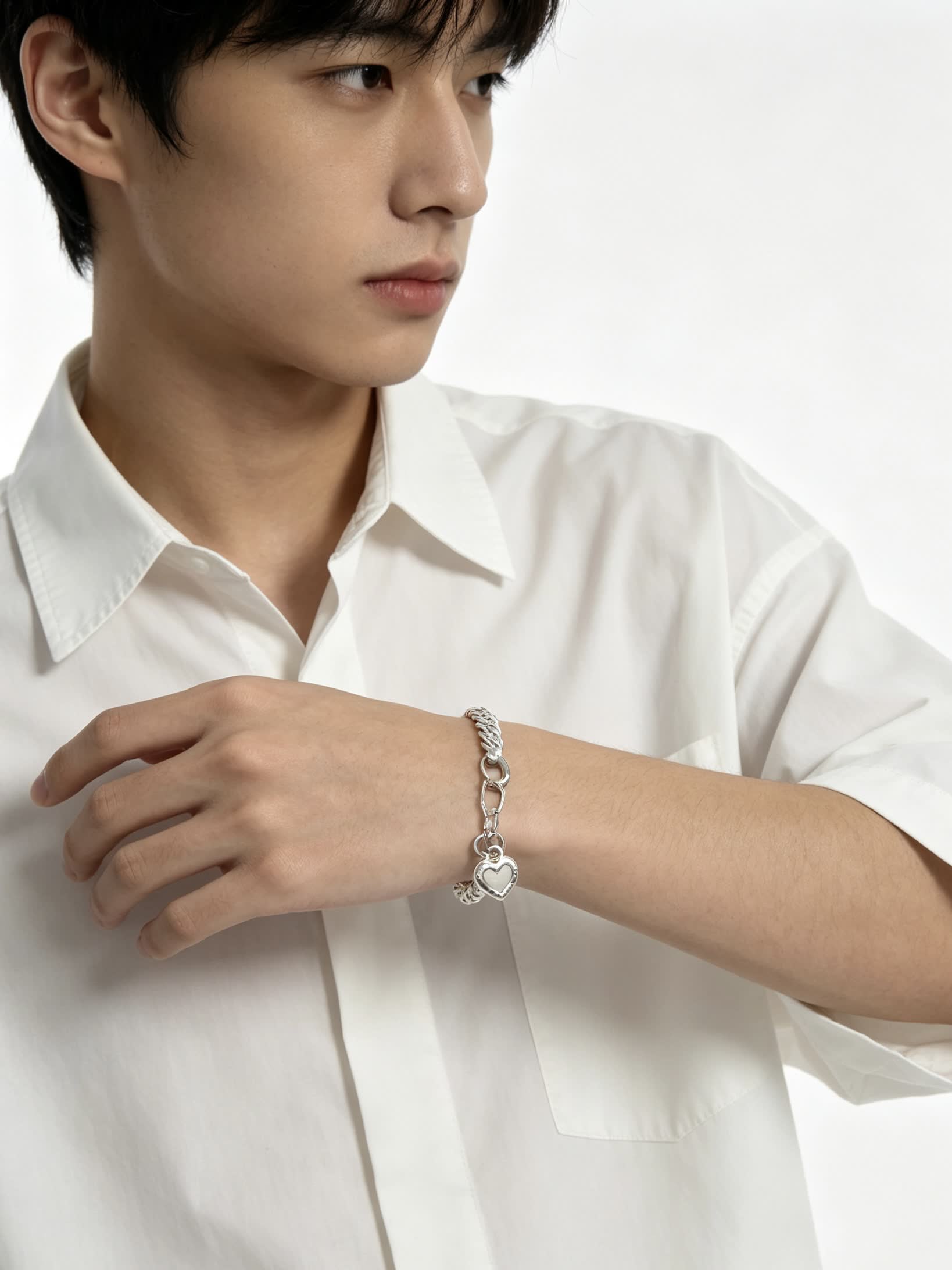 Tiffany & Co. Sterling Silver Heart Tag Bracelet